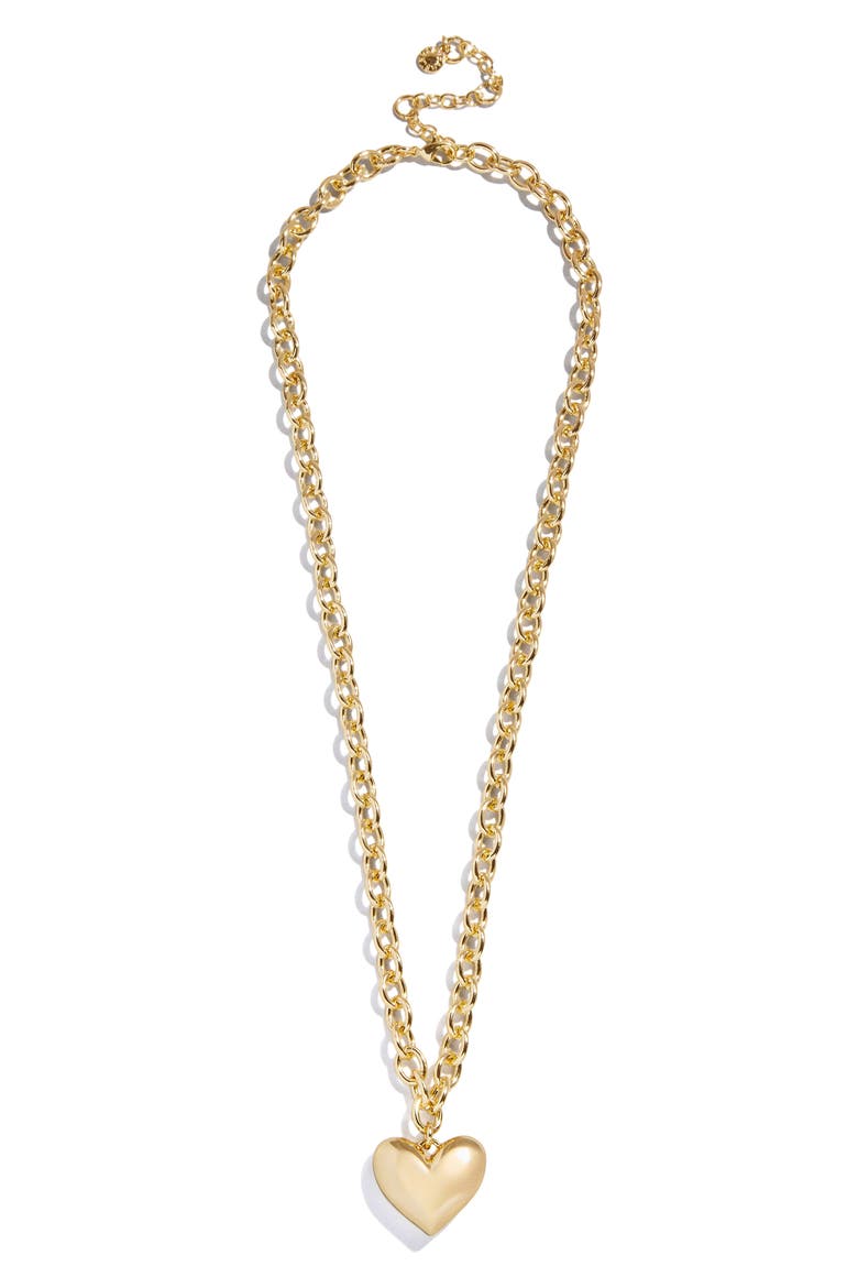 Millie Small Heart Pendant Necklace, Alternate, color, GOLD