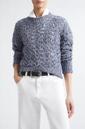 Eleventy Open Stitch Wool Blend Sweater