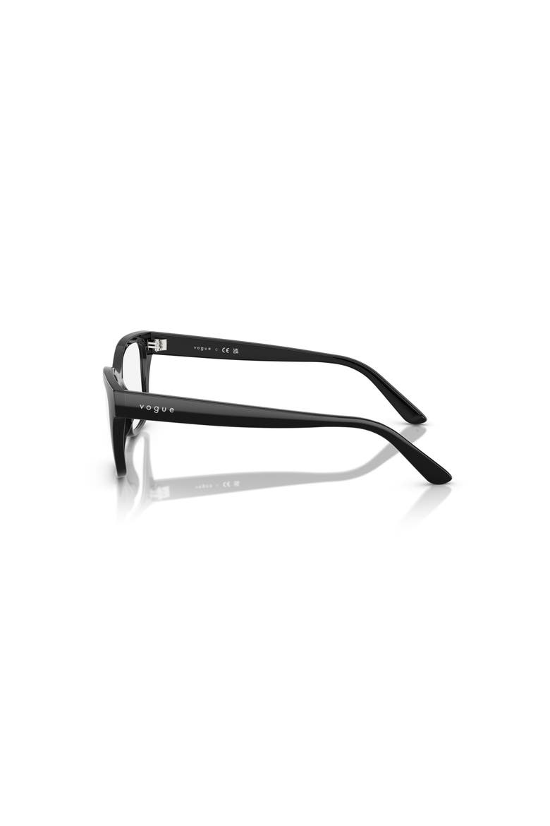 51mm Rectangle optical glasses, Alternate, color, Black