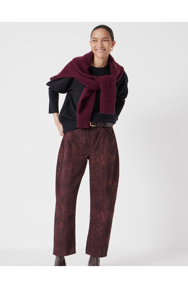 Hush Puff Sleeve Sweatshirt, Alternate, color, Black