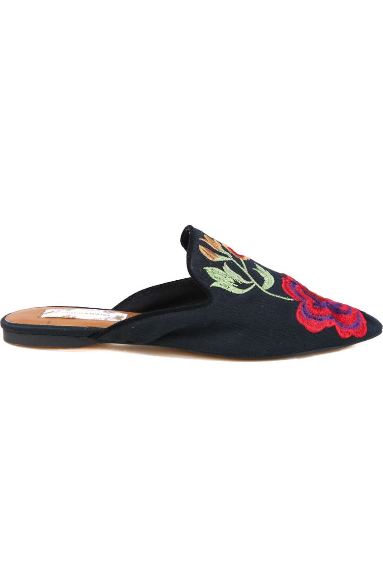 B*O*G COLLECTIVE Band of Gypsies Landslide Embroidered Mule Flat, Alternate, color,