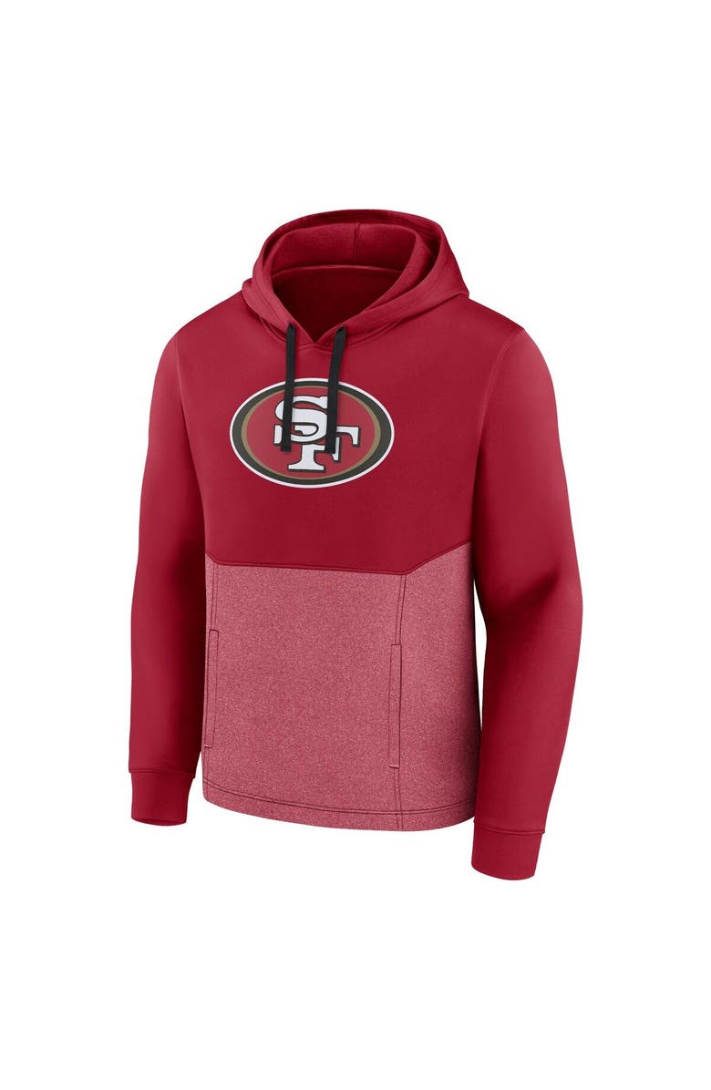 FANATICS Men's Fanatics Branded Scarlet San Francisco 49ers Winter Camp Pullover Hoodie, Alternate, color,