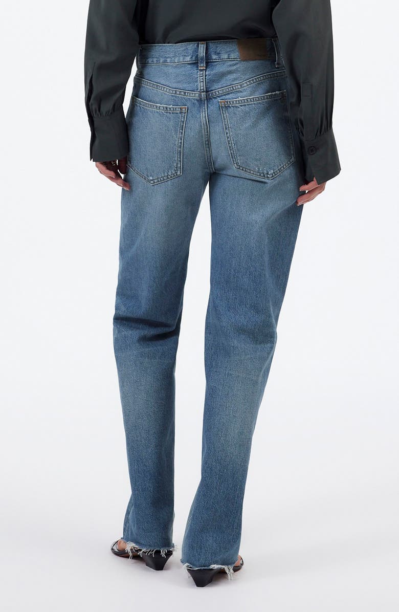Madewell The Dean Airy Easy Straight Leg Jeans, Alternate, color, Monessen Wash