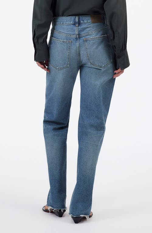 Madewell The Dean Airy Easy Straight Leg Jeans In Monessen Wash