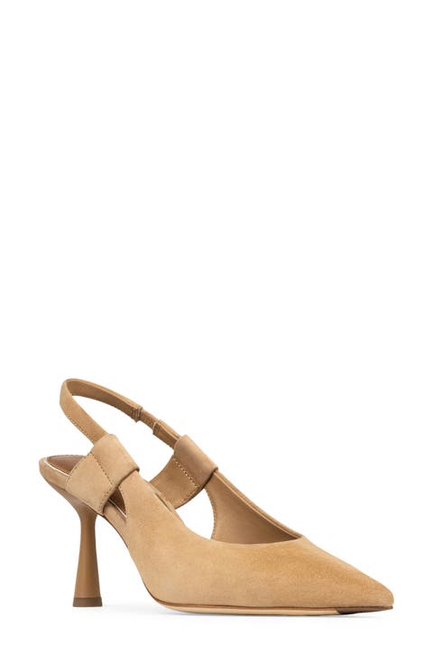 Pointed Toe Slingback Pump (Women)