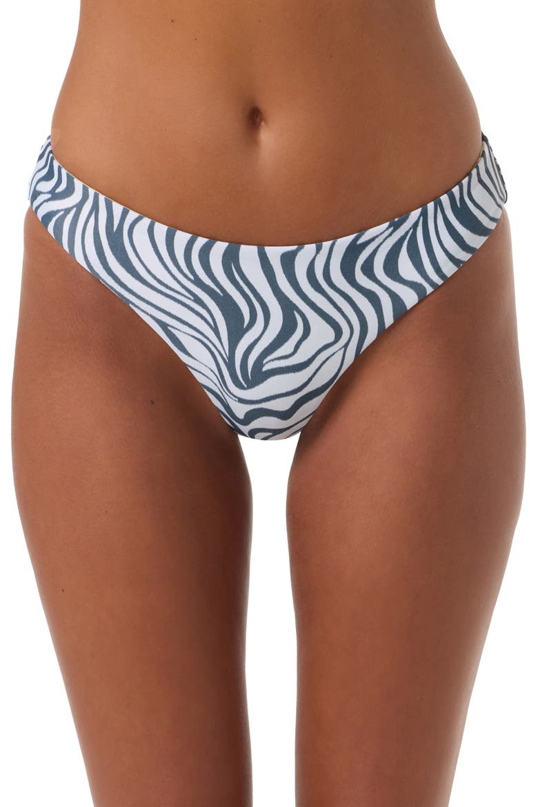 Margo Abstract Comber Bikini Bottoms, Main, color, SLATE