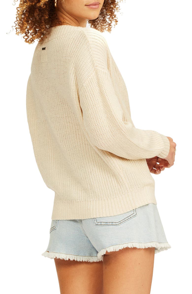 Billabong Bring It Faux Wrap Sweater, Alternate, color,
