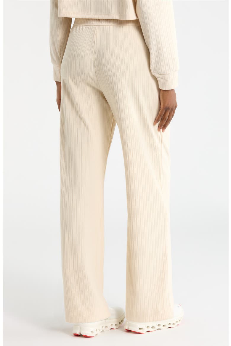 Breathe Easy Ribbed Drawstring Waist Pants, Alternate, color, IVORY