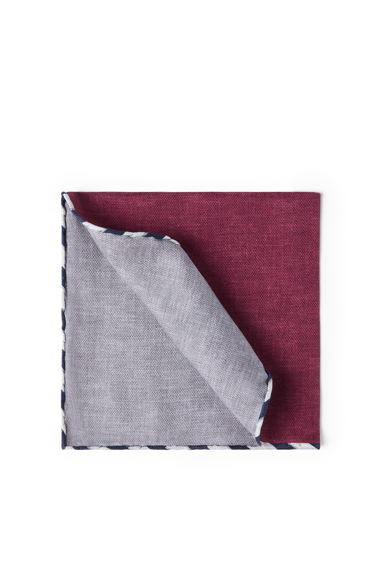 Silk pocket square, Main, color, Cherry