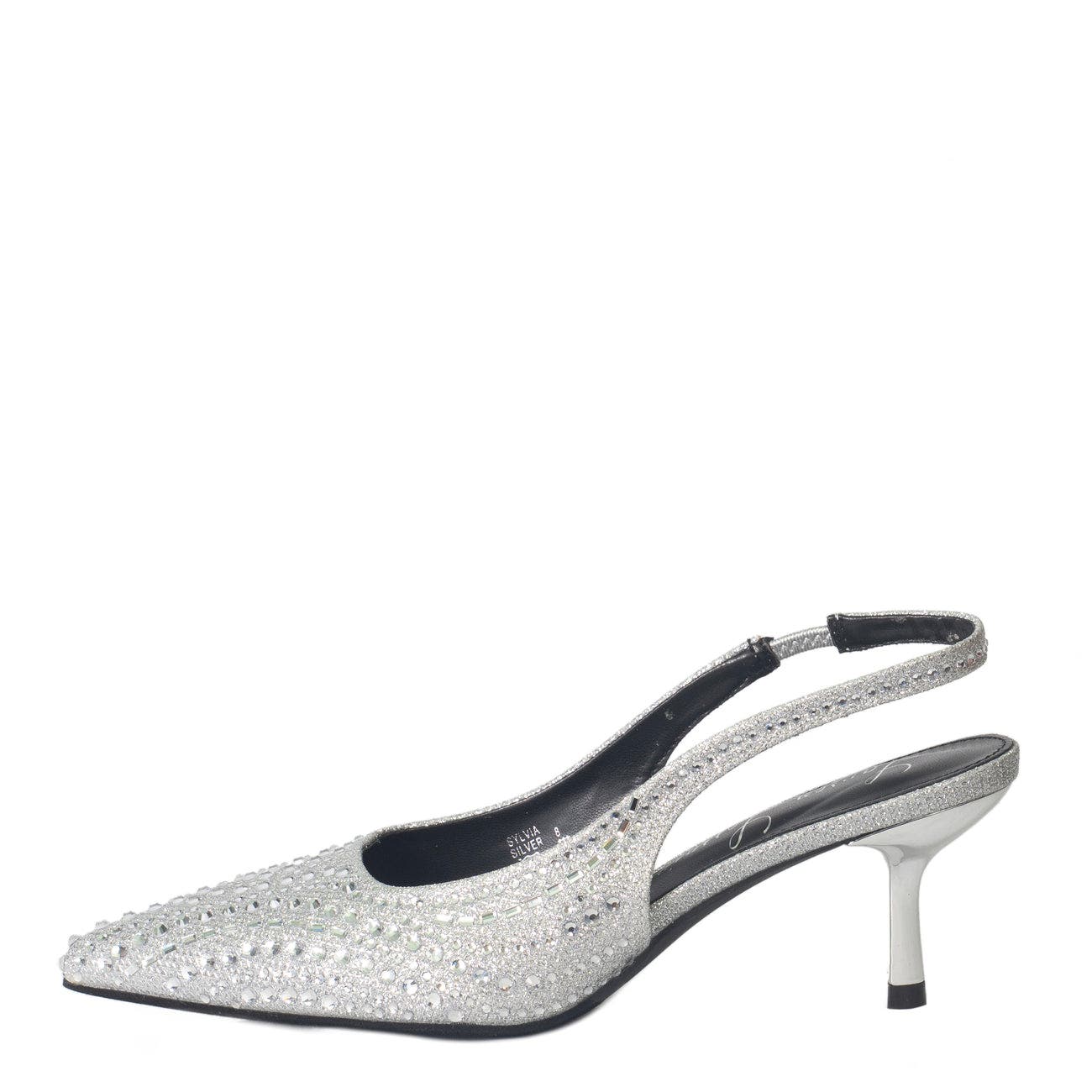 Lauren Lorraine Sylvia Pumps, Alternate, color, Silver