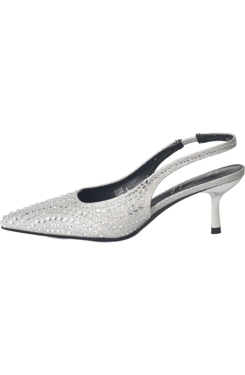 Lauren Lorraine Sylvia Pumps, Alternate, color, Silver
