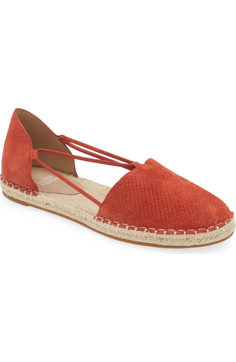 Eileen Fisher Lee Espadrille Flat, Main, color, Chili