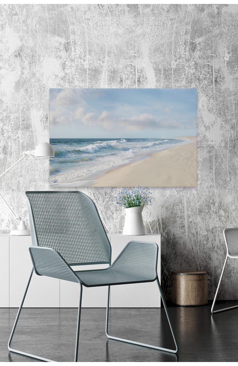 MARMONT HILL Shore and Waves Painting Print on Wrapped Canvas - 45" x 30", Alternate, color,