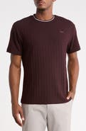 Cactus Man Tipped Textured Crewneck T-shirt