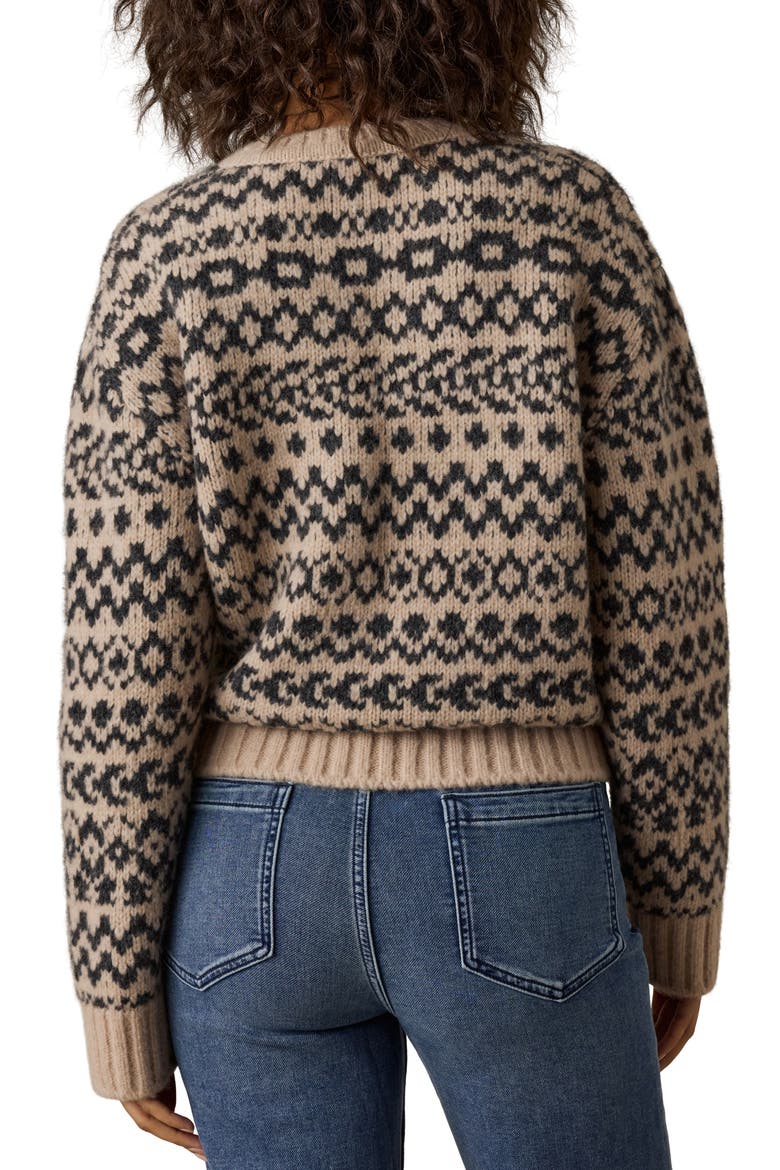 Apres Fair Isle Crewneck Sweater, Alternate, color, CABINSIDE FAIRISLE