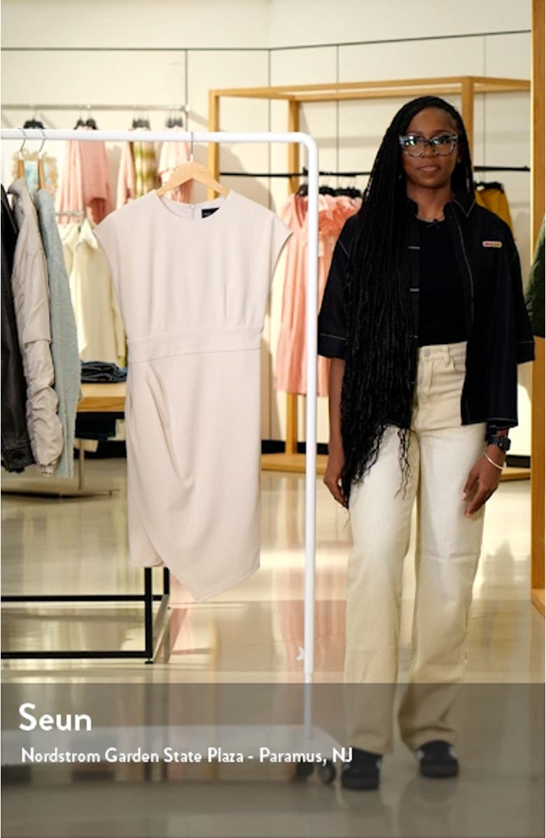 Side Gathered Sheath Dress, sales video thumbnail