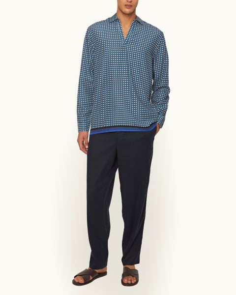 Alex Garment Dye Relaxed-Fit Trousers