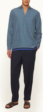 Orlebar Brown Alex Garment Dye Relaxed-Fit Trousers