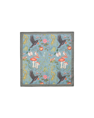 Fable England Catherine Rowe's Into The Woods Square Scarf Teal