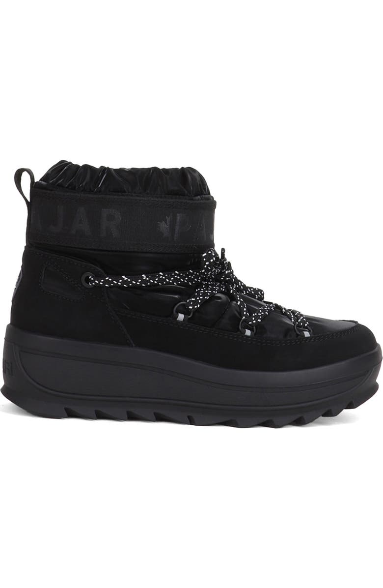 Pajar Galaxy Mini Waterproof Platform Ankle Bootie, Alternate, color, Black