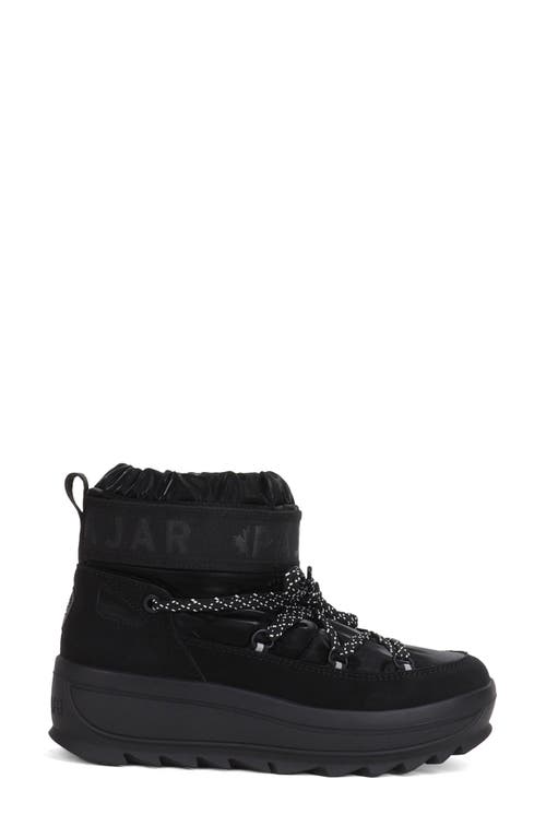 Pajar Galaxy Mini Waterproof Platform Ankle Bootie In Black