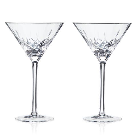 Admiral Crystal Martini Glasses Set of 2