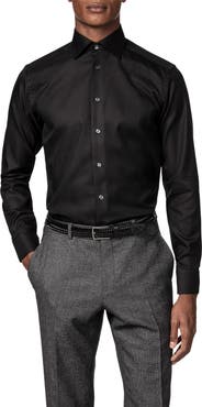 Eton Contemporary Fit Solid Dress Shirt
