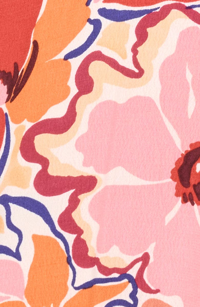 LSPACE Seabreeze Floral Cover-Up Halter Minidress, Alternate, color, Lost In The Blooms