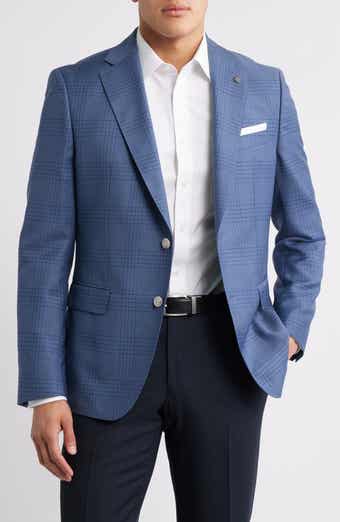 BOSS Hutson Plaid Virgin Wool Sport Coat