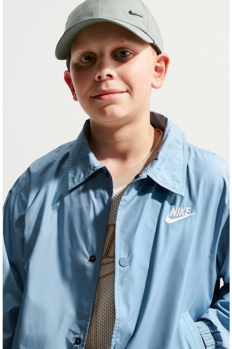 Kids' Club Water Repellent Jacket, Alternate, color, WORK BLUE/ WHITE