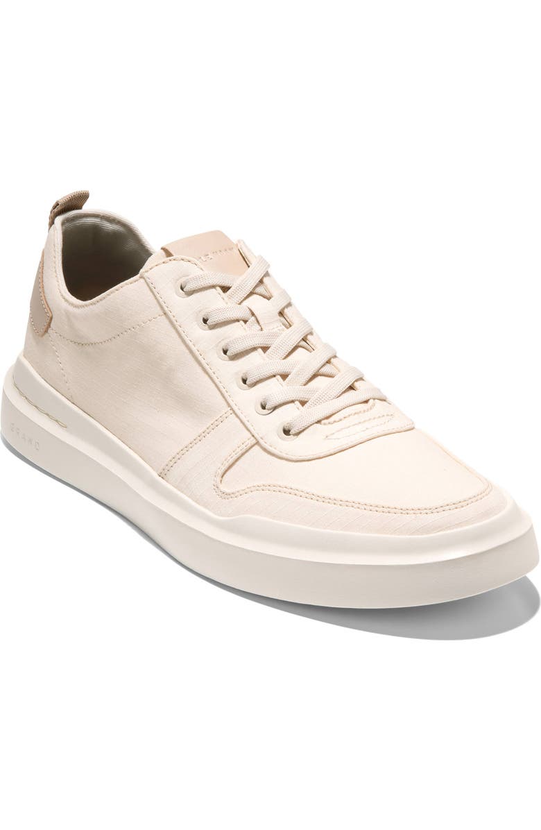 Cole Haan GrandPro Rally Canvas Court Sneaker, Main, color, Birch Beige / Light Sesame