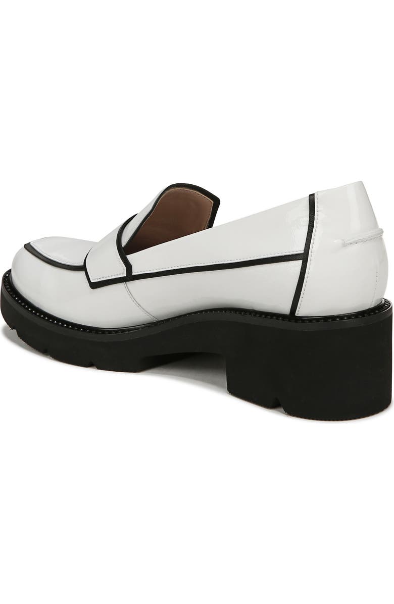 Naturalizer x Pnina Tornai Agapi Platform Loafer (Women) - Wide Width Available, Alternate, color, White Patent Leather