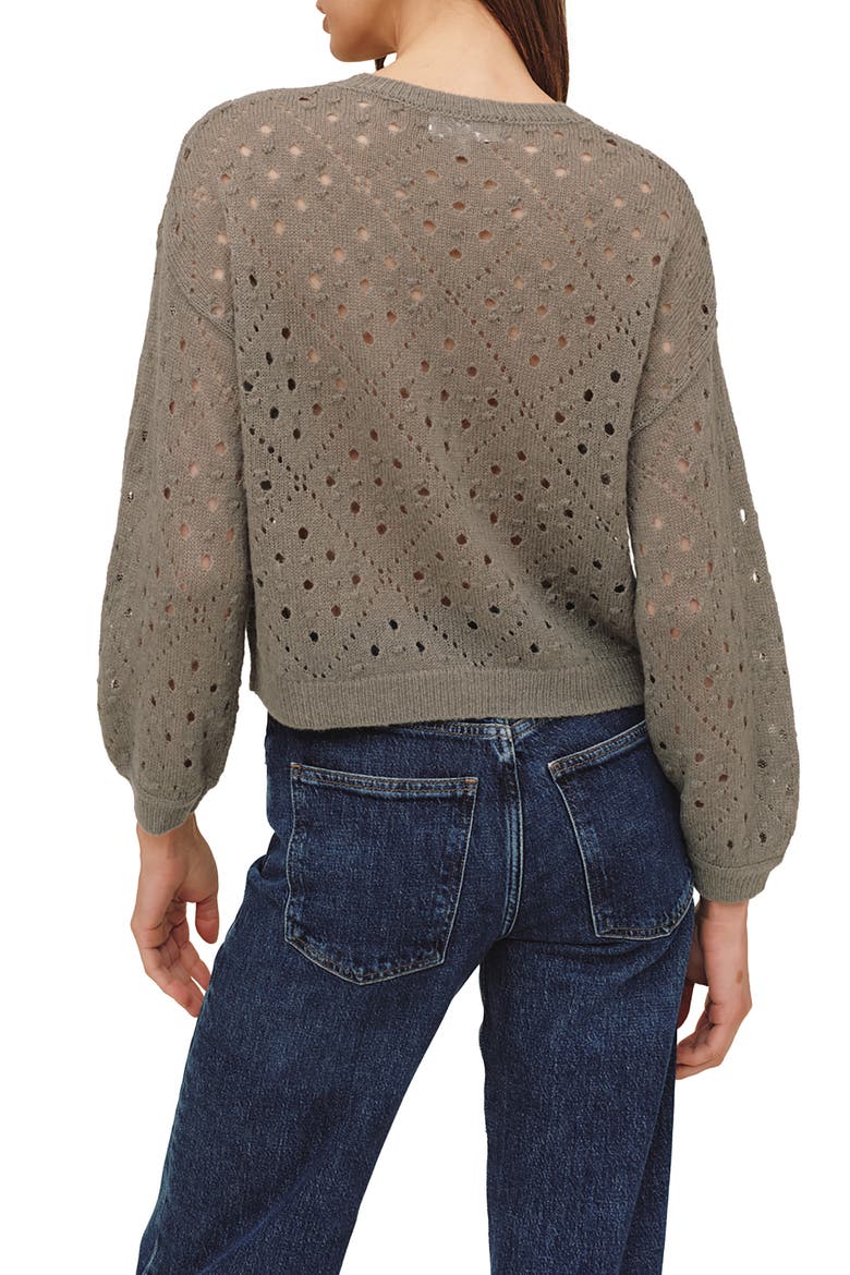 Balloon Sleeve Sweater, Alternate, color, SHADOW MOSS