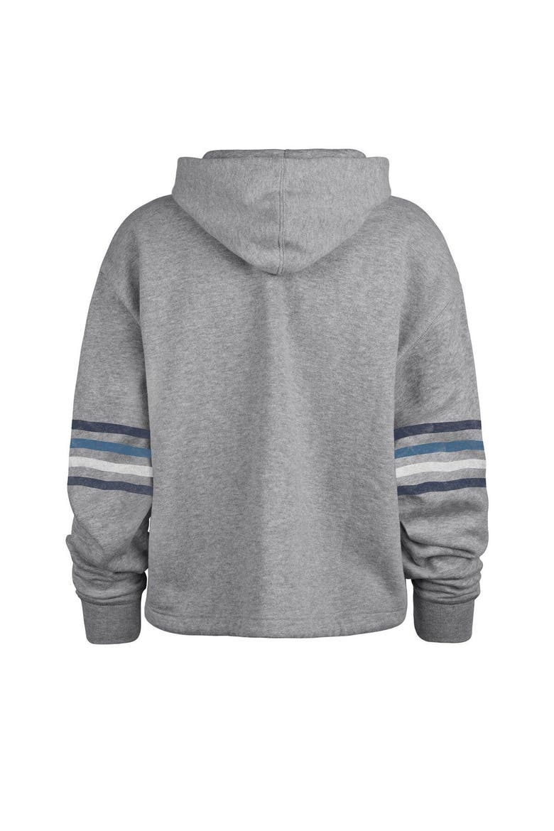 Women's '47 Heather Gray Dallas Cowboys Upland Bennett Pullover Hoodie, Alternate, color, Gray