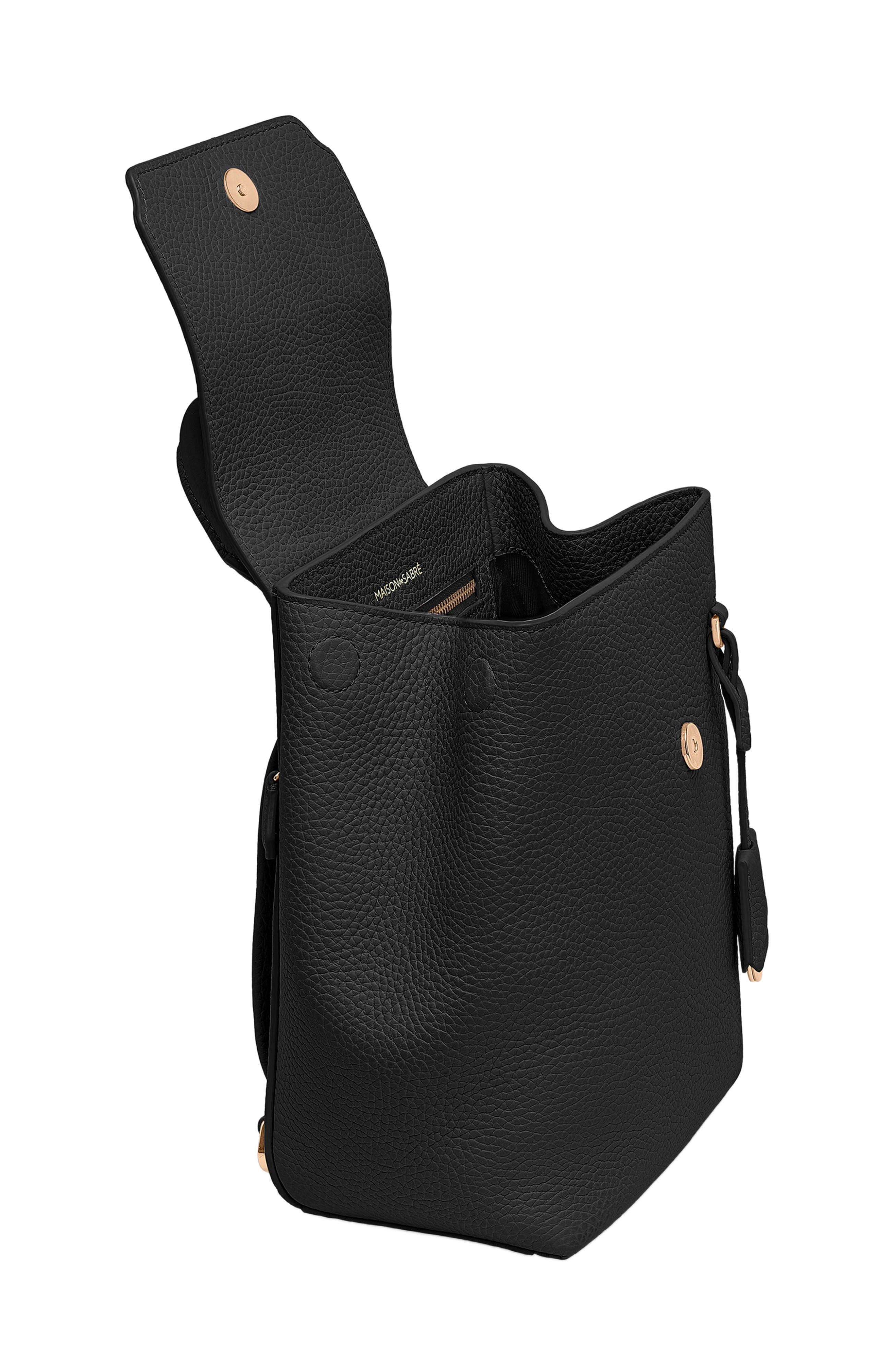 MAISON de SABRÉ Mini Soft Leather Backpack, Alternate, color, 