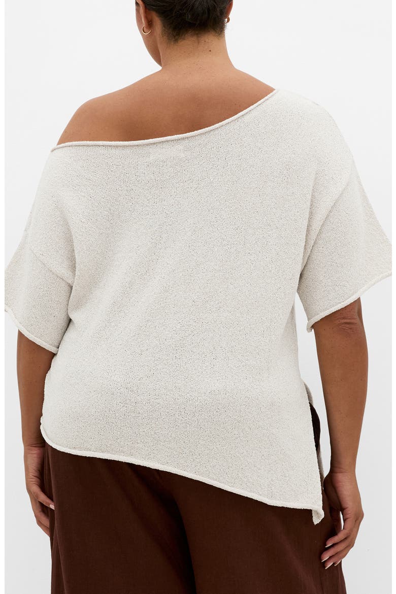 One-Shoulder Top, Alternate, color, NATURAL