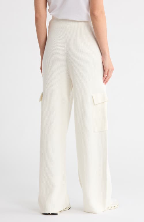 Yogalicious Serenity Sundown Knit Cargo Pants In Neutral