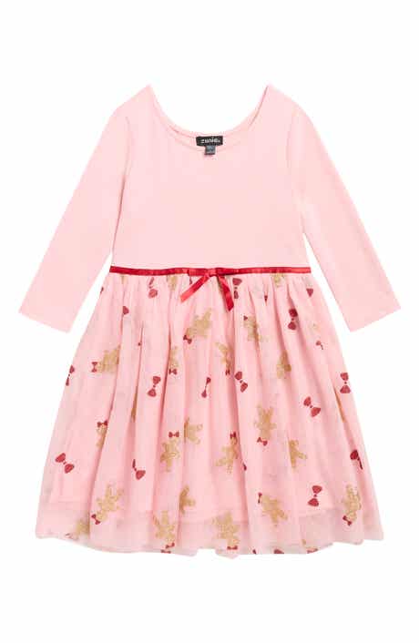 Kids' Gingerbread & Bow Dress