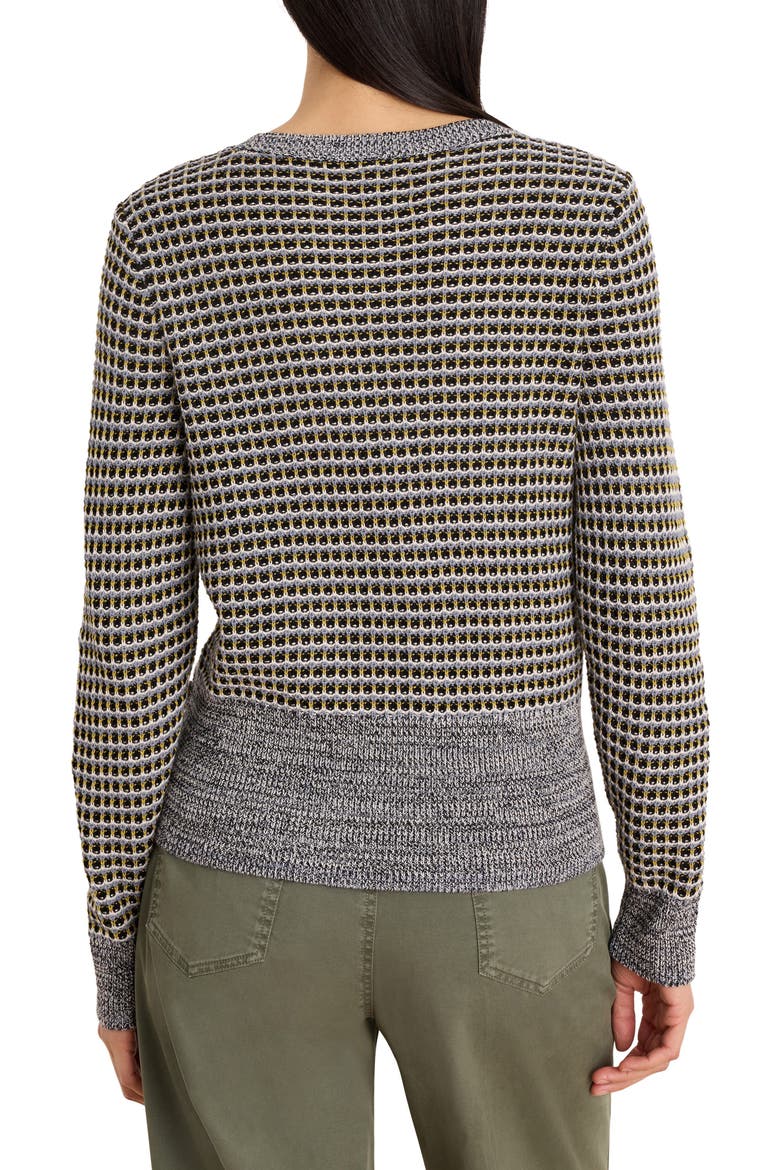 Marled Crewneck Sweater, Alternate, color, BLUE MULTI
