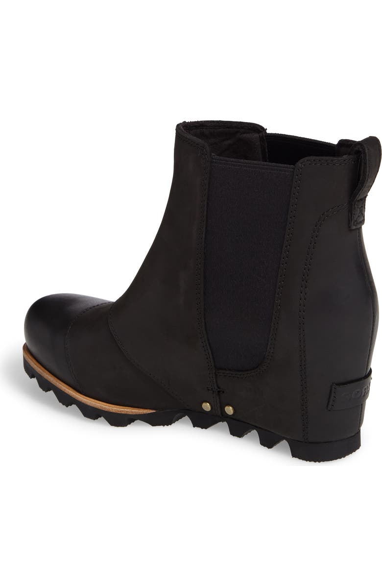 SOREL Lea Waterproof Wedge Bootie, Alternate, color,