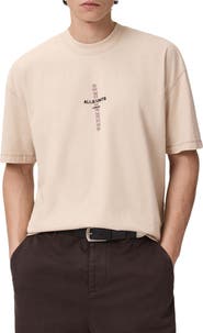 AllSaints Knox Embroidered Graphic T-Shirt