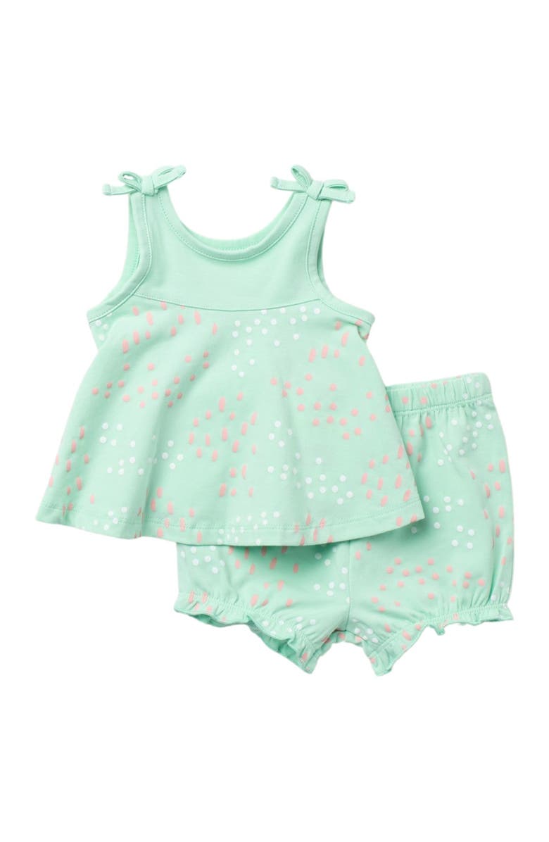 FOCUS Safari Dot 2-Piece Tunic & Shorts Set, Main, color, 