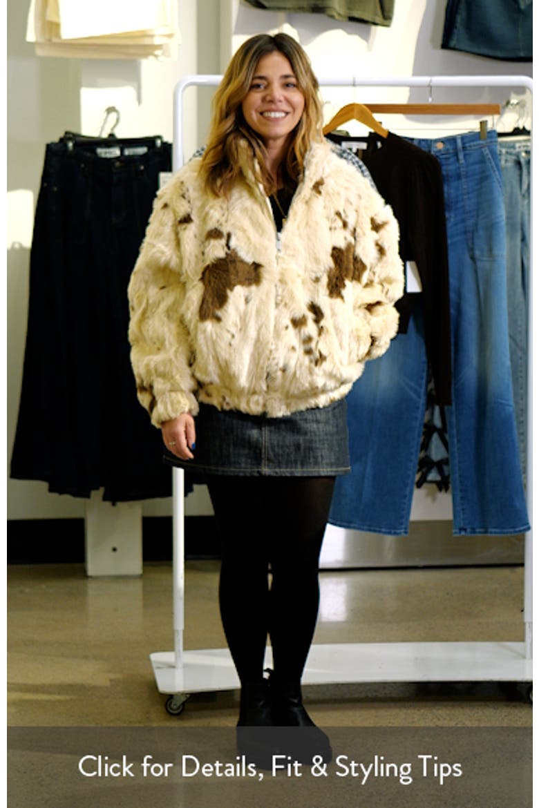 Faux Fur Bomber Jacket video