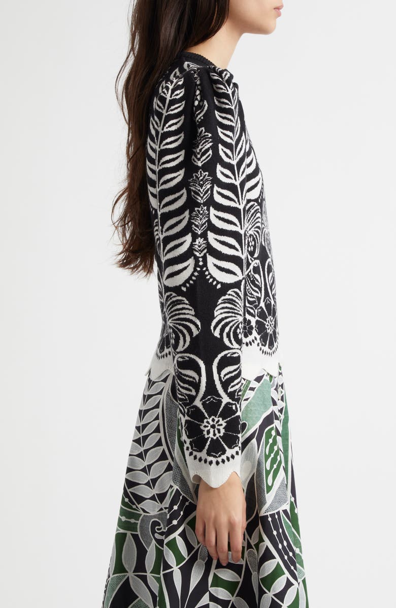 FARM Rio Anika Tropical Splendor Sweater, Alternate, color, 