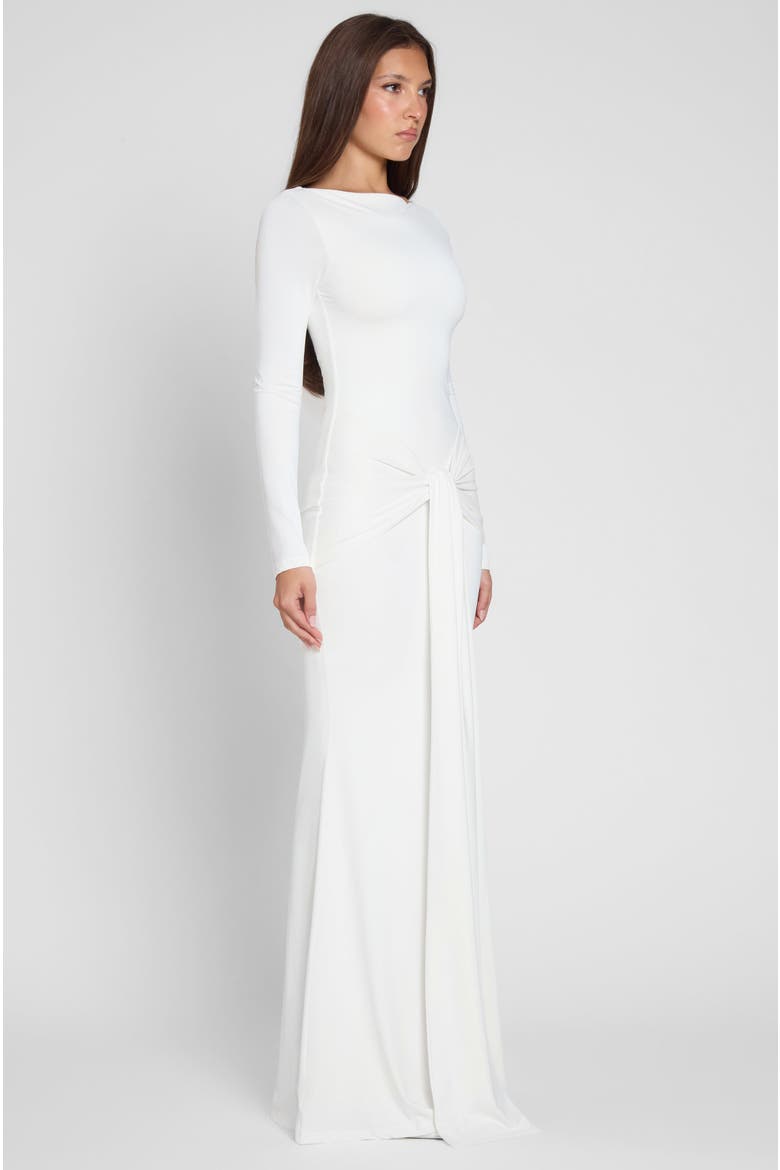 Oasis Knot Maxi Dress, Alternate, color, White