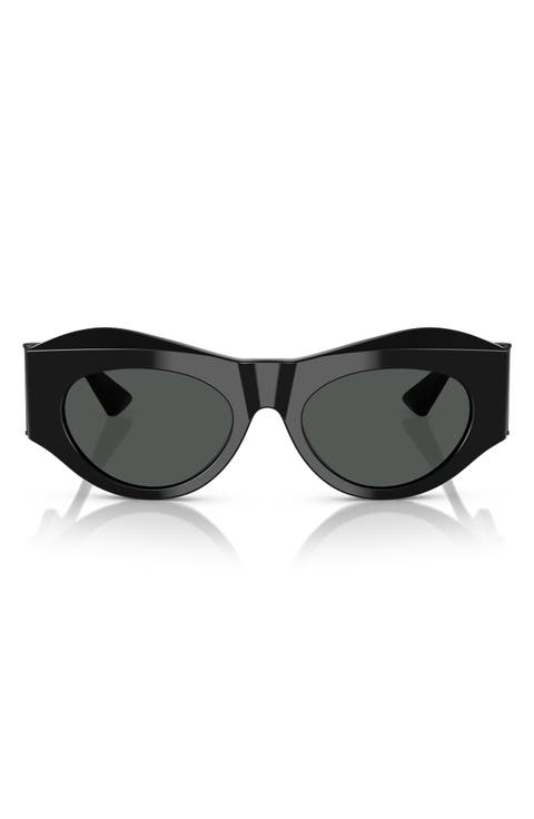 52mm Oval Sunglasses