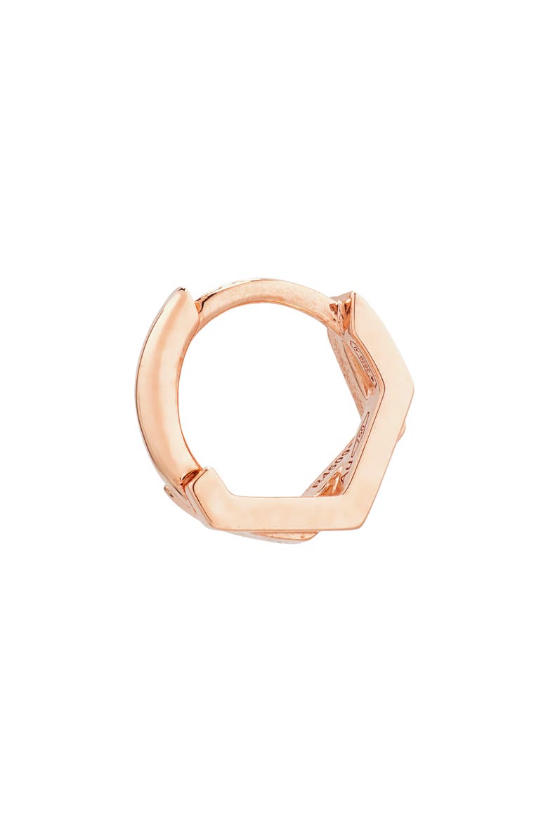 Antifer 2-Row Hoop Earring, Alternate, color, ROSE GOLD