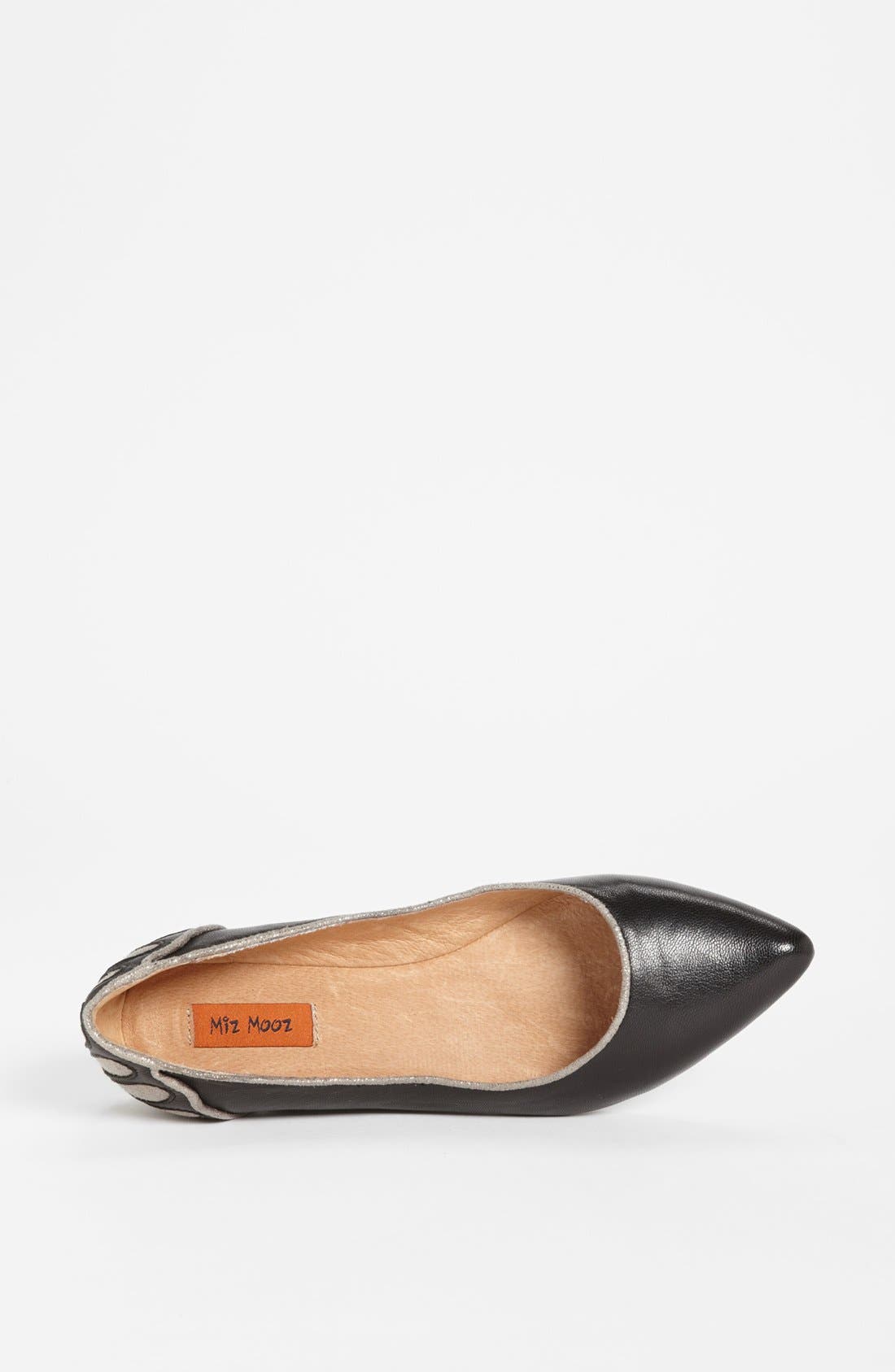 'Jodi' Flat, Alternate, color, BLACK