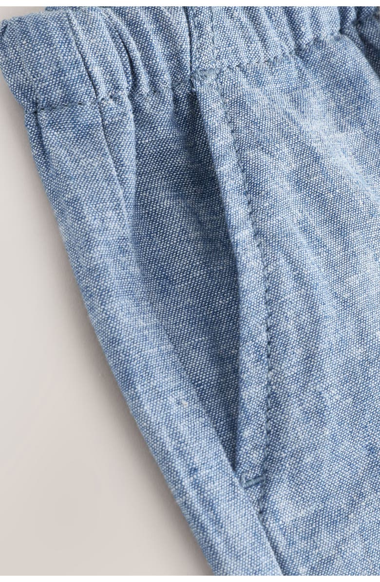 NEXT Kids' Linen & Cotton Shorts, Alternate, color, Blue