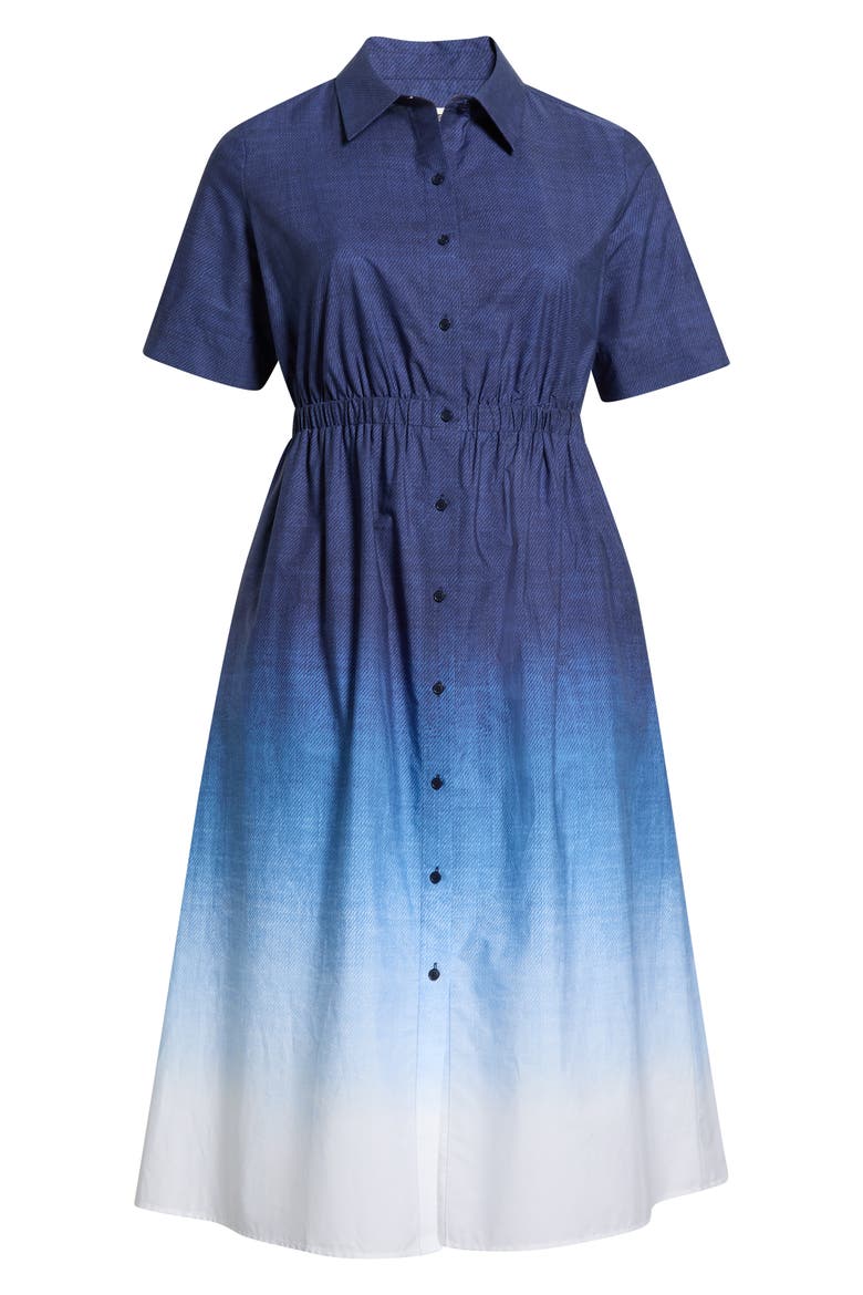Short Sleeve Shirtdress, Alternate, color, DISTANT MOUNTAIN MULTI